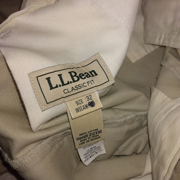 LL Bean classic fit khakis32x27 read description - Picture 4 of 8